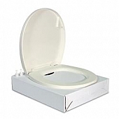 Thetford Toilet Seat Round Closed Front Bone 42179