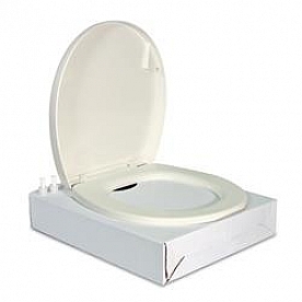 Thetford Toilet Seat Round Closed Front Bone 42179