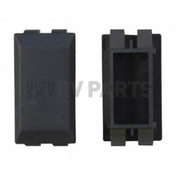 Valterra Switch Plate Cover Black - 1 Per Card - DGUU15VP