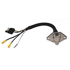 Valterra Trailer Wiring Connector Adapter - 6 Pin To 4 Flat - A10-6034