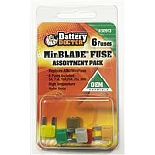 WirthCo Fuse Blade Assortment - Total Of 6 Pieces
