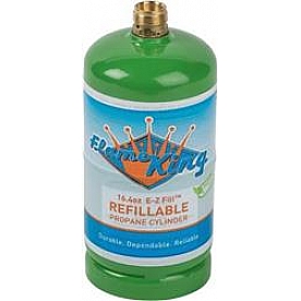 Flame King Propane Tank 1 Pound - 3-3/4 Inch x 8-3/4 Inch - YSN164