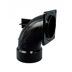 Valterra Sewer Waste Valve Fitting 3 inch Hub X 3 inch Rotating Flange - T1035-1