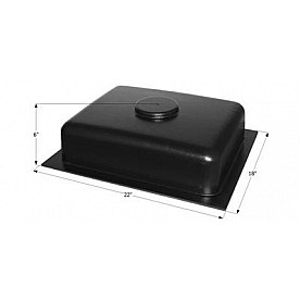 Icon 5 Gallon Waste Holding Tank -  22 Inch x 18 Inch x 6 Inch