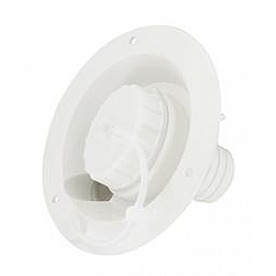 Valterra Fresh Water Inlet  - UV Stabilized Plastic White - A01-2003