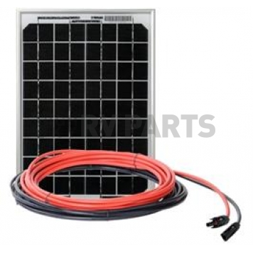 Go Power Solar Kit 10 Watt Rigid Panel - 73836