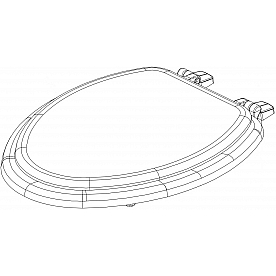 Dometic 320 Toilet Seat with Cover White - 385311864