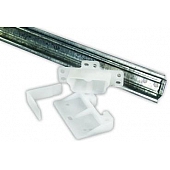 JR Products Drawer Slide Plastic Silver - 70995