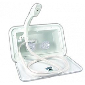 JR Products Exterior Shower White 5M102-A