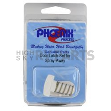 Phoenix Products Exterior Spray Port Door Latch White Plastic PF247009