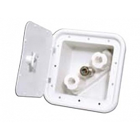 Phoenix Products Exterior Spray Quick Connect Valve Port Spray-Away Black Plastic PF247701