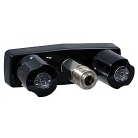 Valterra Exterior Spray Port Quick Connect Valve Black Plastic PF213792