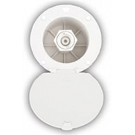 Dura Faucet Exterior Spray Port Quick Connect Valve White DF-SA184-WT