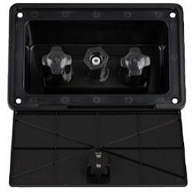 Dura Faucet Exterior Spray Port Quick Connect Valve White DF-SA185-WT