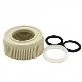 Dura Faucet Spout Nut Bisque Parchment Plastic DF-RK510-BQ