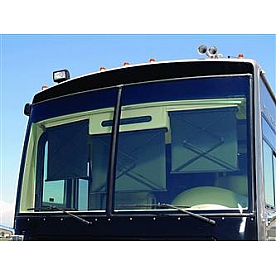 Carefree RV SmartVisor Windshield Shade - Electric 28 Inch W x 30 Inch H - YS028QA30R-RP