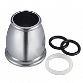 Dura Faucet Spout Nut Chrome Chrome Plastic DF-RK500-CP