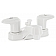 Phoenix Products Faucet 2 Lever Handle White Plastic for Lavatory PF222241