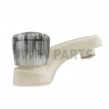 Dura Faucet 2 Handle Bisque Parchment Plastic for Lavatory DF-PL700S-BQ-1