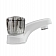 Dura Faucet 2 Knob White Plastic for Lavatory DF-PL700S-WT
