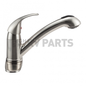Dura Faucet Single Lever Handle Silver Brass for Kitchen DF-NMK852-SN-5