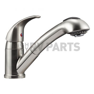 Dura Faucet Single Lever Handle Silver Brass for Kitchen DF-NMK852-SN-1