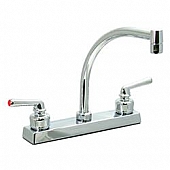 Phoenix Products Faucet 2 Teapot Handle Chrome Plastic for Kitchen PF211342