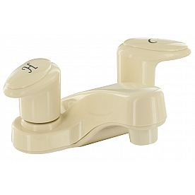 Phoenix Products Faucet 2 Lever Handle Biscuit Plastic for Lavatory PF222101