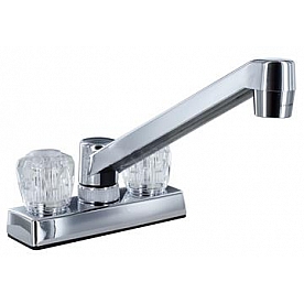 Phoenix Products Faucet 2 Handle Chrome Plastic for Kitchen PF211305