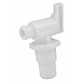 Valterra Fresh Water Tank Drain Valve - 3/8 Inch And 1/2 Inch Male Thread - A01-2026