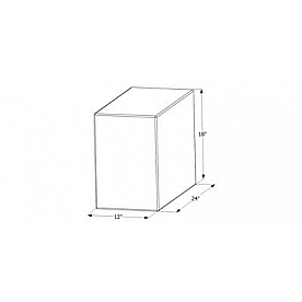 Icon Fresh Water Tank 20 Gallon 24 inch x 18 inch x 12 inch Without Fittings 12454