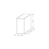 Icon Fresh Water Tank 20 Gallon 33 inch x 18 inch x 9 inch Roto Molded With Fittings 12719