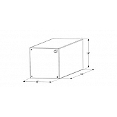 Icon Fresh Water Tank 40 Gallon Capacity - 39 inch x 16 inch x 16 inch - 12495