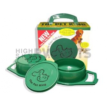 Pet King Pet Dish Portable Feeding System For Food and Water - PK-G