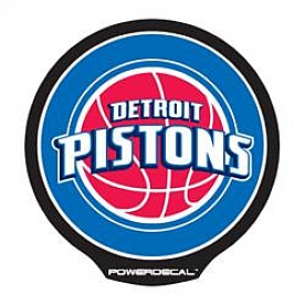 LED Backlit Logo Detroit Pistons Logo with 3M Adhesion 