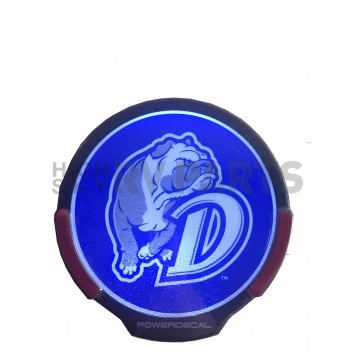 LED Backlit Logo Drake University with 3M Adhesion PWR250401-1