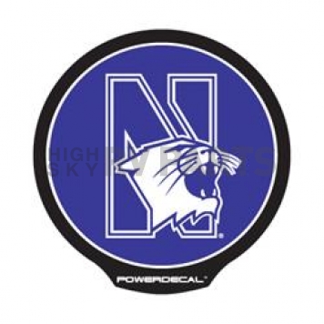 LED Backlit Logo Northwestern University Wildcats Logo with 3M Adhesion 