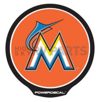 LED Backlit Logo Miami Marlins with 3M Adhesion 