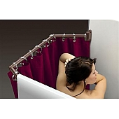 Stromberg Carlson Extend A Shower 35 inch x 42 inch Curtain Rod - Bronze - EXT-3542ORB
