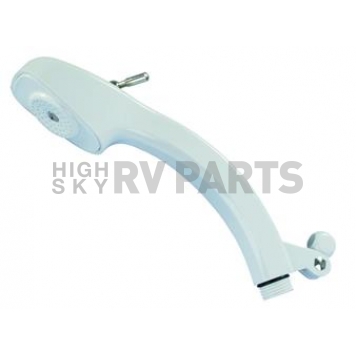 JR Products Shower Head Polar White 1/4 inch - QQ-SHHE-A