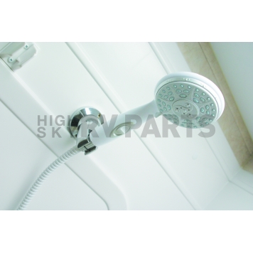 Camco Shower Head with 60 inch Hose 5 Position 1/2 inch - 43714-2