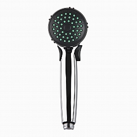 Dura Faucet Single Function Shower Head Chrome with Flow Control Switch - DF-SA400-CP