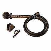 Dura Faucet Shower Head with 60 inch Vinyl Hose Bronze - DF-SA130-ORB