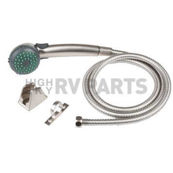 Dura Faucet Shower Head with 60 inch Stainless Steel Hose - DF-SA400K-CP