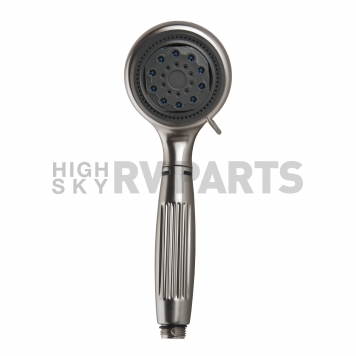 Dura Faucet Shower Head Grooved Grip Handle with 5 Spray Function Massage Setting - DF-SA430-SN-1