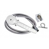 Phoenix Products Shower Head with 60 inch Double Hooked Stainless Steel Hose - PF276028