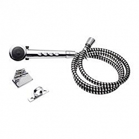 Dura Faucet Shower Head With 60 inch Vinyl Hose Chrome - DF-SA130-CP