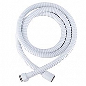 Dura Faucet Shower Head Hose 60 inch White/ Stainless Steel - DF-SA200-WT