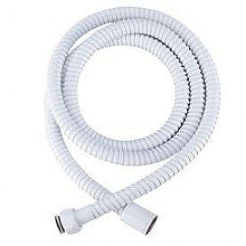 Dura Faucet Shower Head Hose 60 inch White/ Stainless Steel - DF-SA200-WT