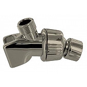 Valterra Swivel Shower Bracket Brushed Nickel - PF276064